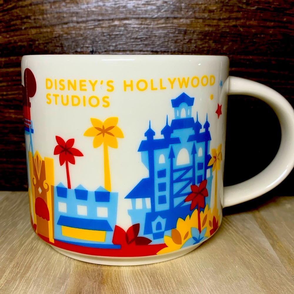 Vintage starbucks Disney Parks You Are Here Collection Hollywood Studios Mug